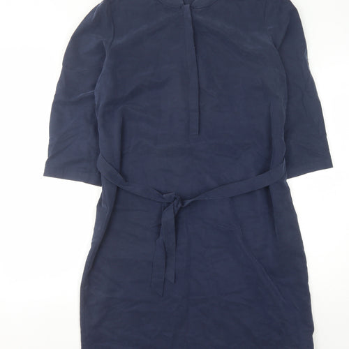 s.Oliver Women's Blue Dress, 3/4 Sleeve, Size 12