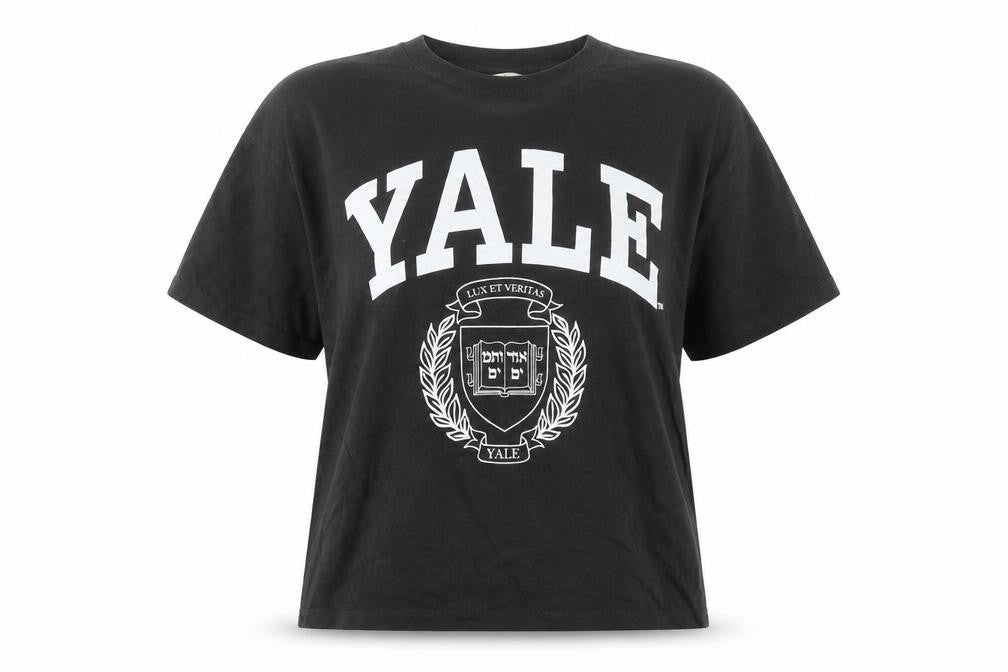 H&M Black Yale T-Shirt Unisex L Casual University