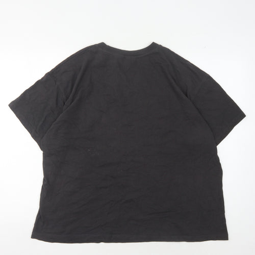H&M Black Yale T-Shirt Unisex L Casual University