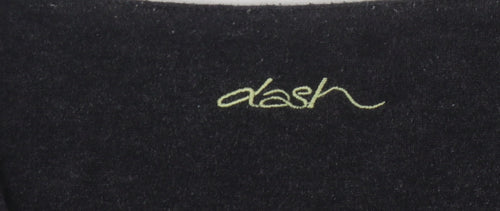 Dash Women’s Black Striped T-Shirt Size 12