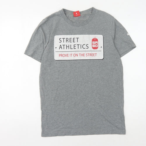 Puma Men's Grey Sports T-Shirt Size S