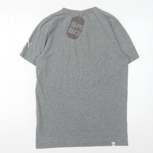 Puma Men's Grey Sports T-Shirt Size S