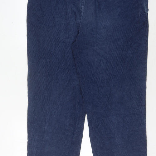 Wolsey Men's Blue Corduroy Trousers, Size 38