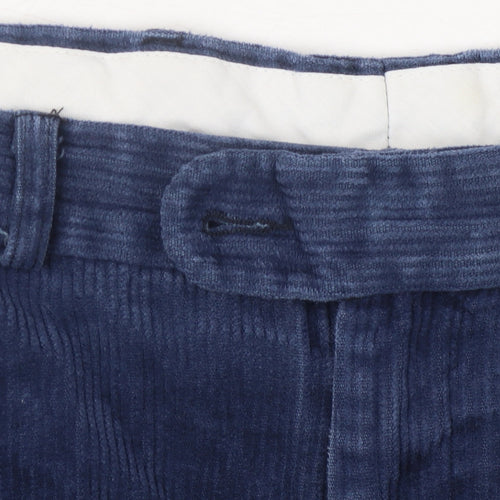 Wolsey Men's Blue Corduroy Trousers, Size 38