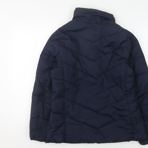 Gap Women's Blue Puffer Jacket Size M