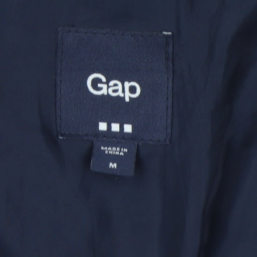 Gap Women's Blue Puffer Jacket Size M