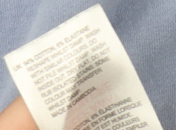 White Stuff Women's Blue Pullover Hoodie Size 12