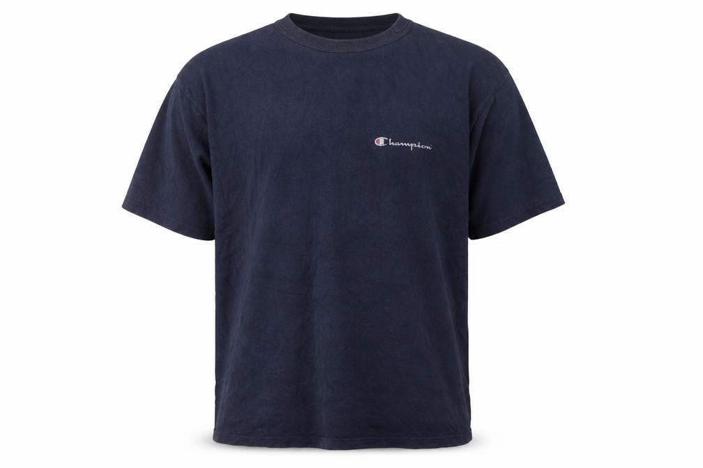 Champion Men’s Blue XL Crew Neck Logo T-Shirt