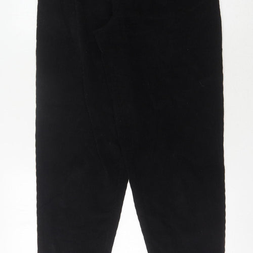 Richards Black Women's Trousers Size 12 Cotton