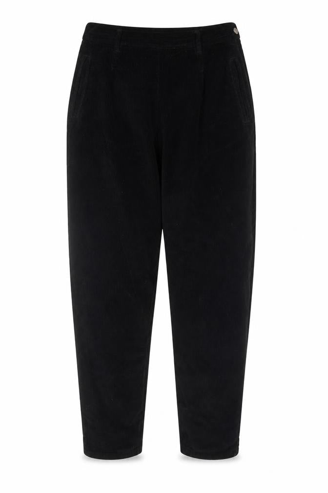 Front view of Richards Black Women's Trousers, size 12, Cotton