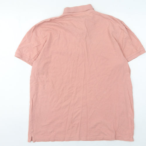 Jack & Jones Men's Pink XL Polo Shirt