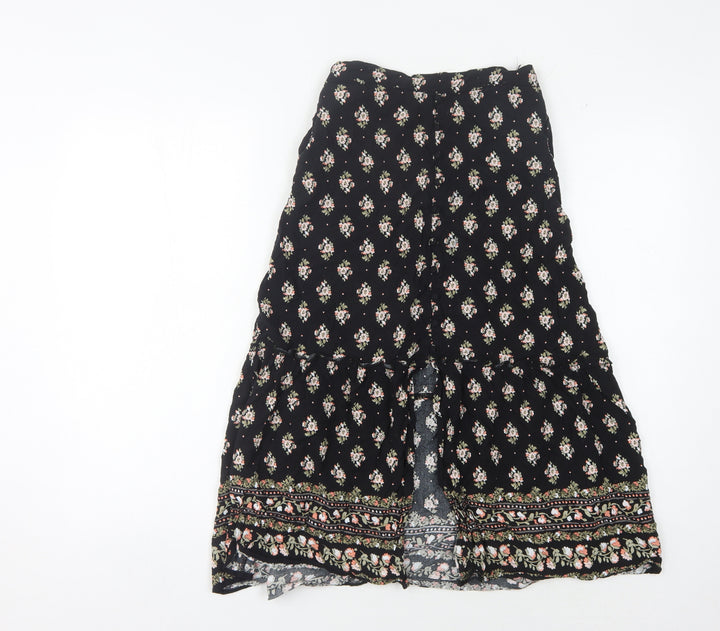 Hollister Women's Black Peasant Skirt XS