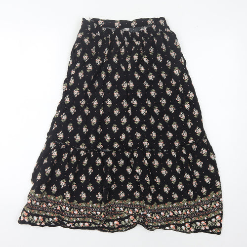 Hollister Women's Black Peasant Skirt XS