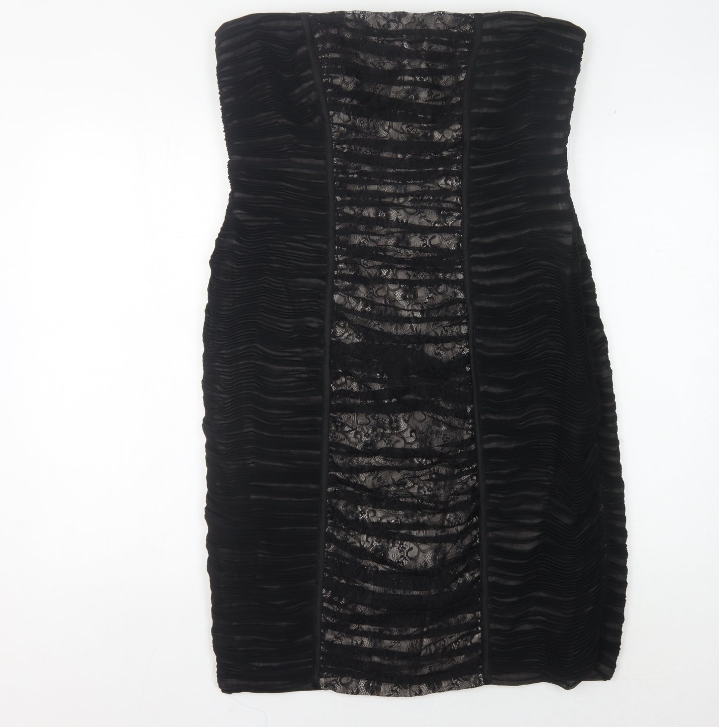 Alexon Women's Black Strapless Cocktail Dress - Size 14
