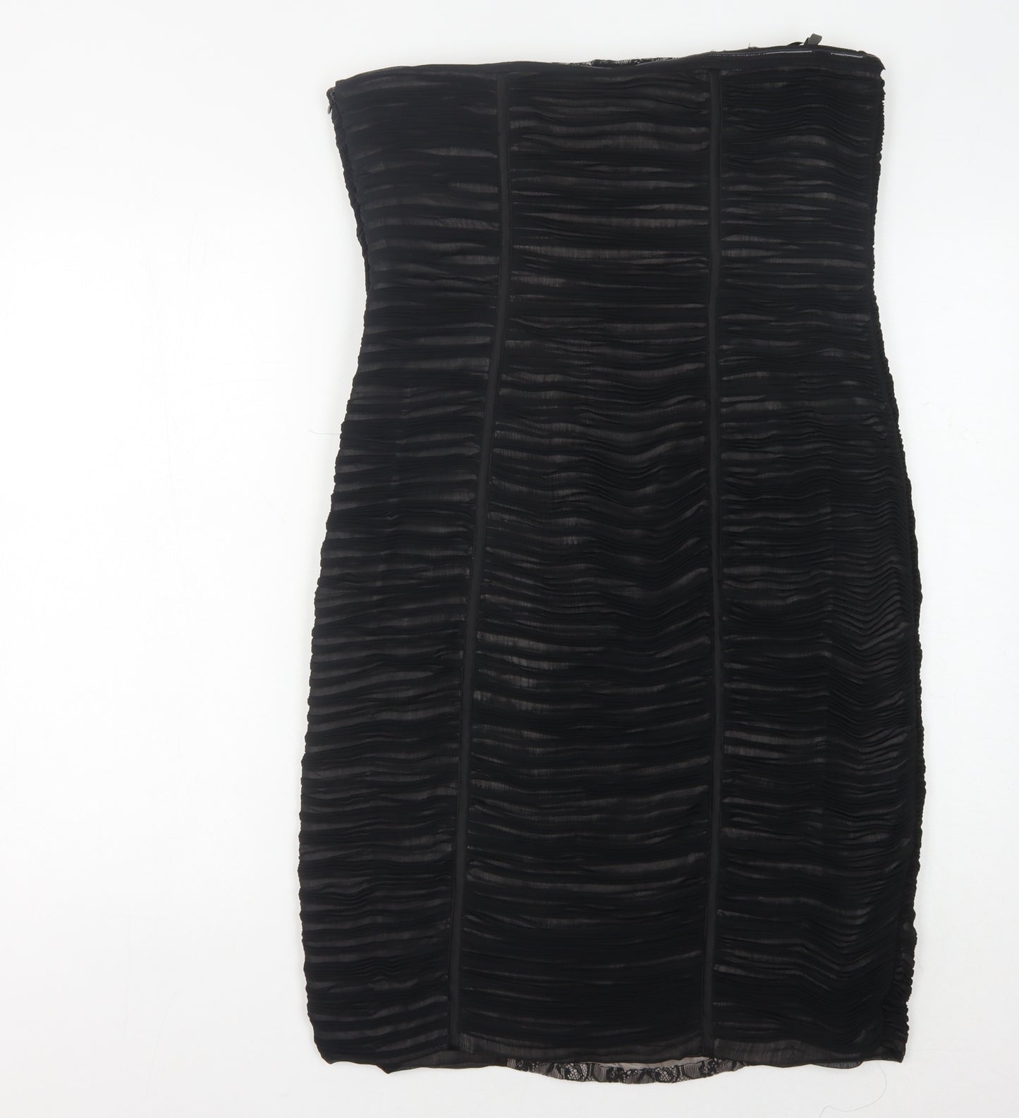 Alexon Women's Black Strapless Cocktail Dress - Size 14