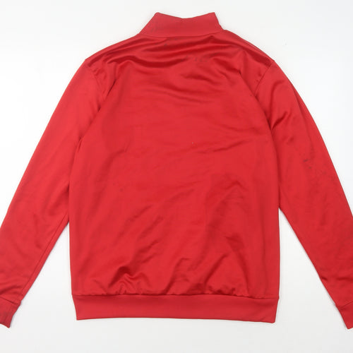 LFC Men's Red Full Zip Jacket M - Logo Accent