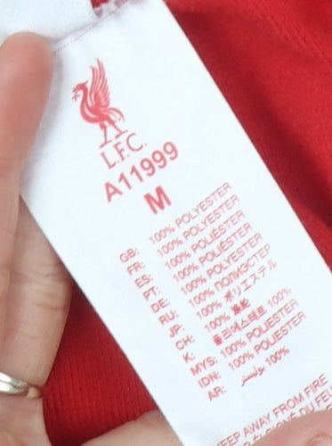 LFC Men's Red Full Zip Jacket M - Logo Accent