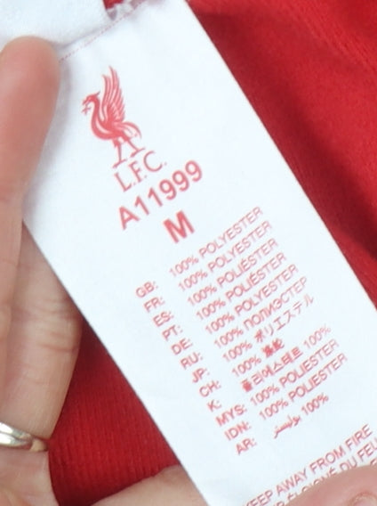 LFC Men's Red Full Zip Jacket M - Logo Accent