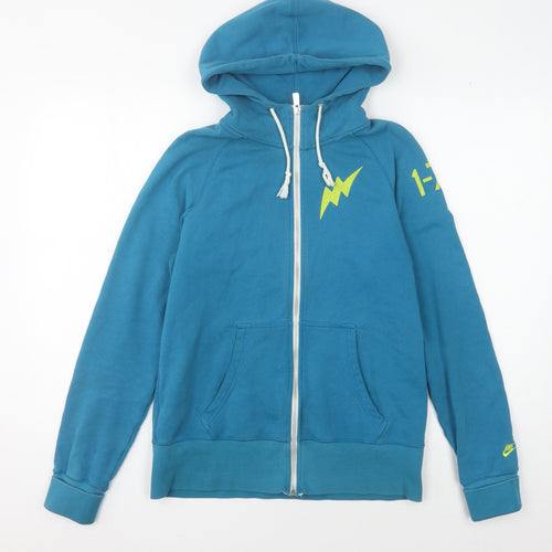 Nike Unisex Blue Full Zip Hoodie L Sportswear