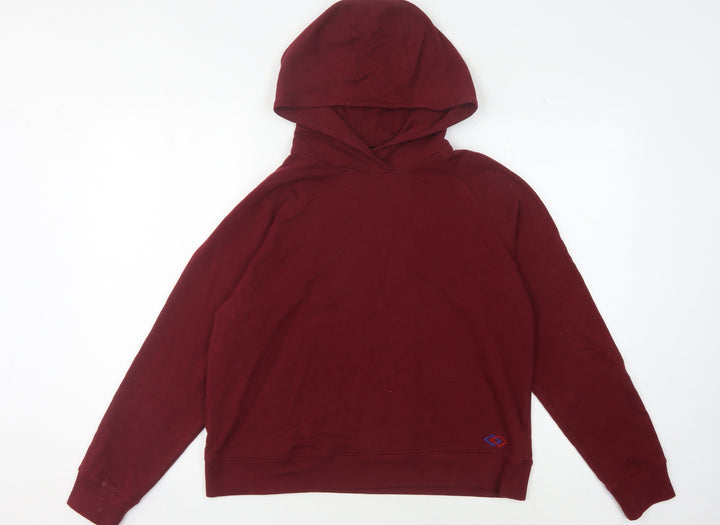 Lee Cooper Unisex Red Hoodie XL Casual Cotton Blend