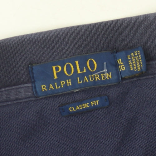 Ralph Lauren Men’s Blue Polo Shirt 4XL Classic Fit