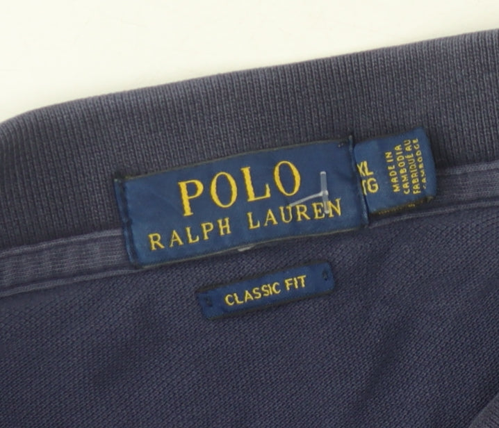 Ralph Lauren Men’s Blue Polo Shirt 4XL Classic Fit