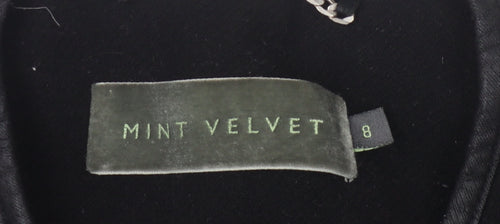 Mint Velvet Women's Black Mid-Length Pea Coat Size 8
