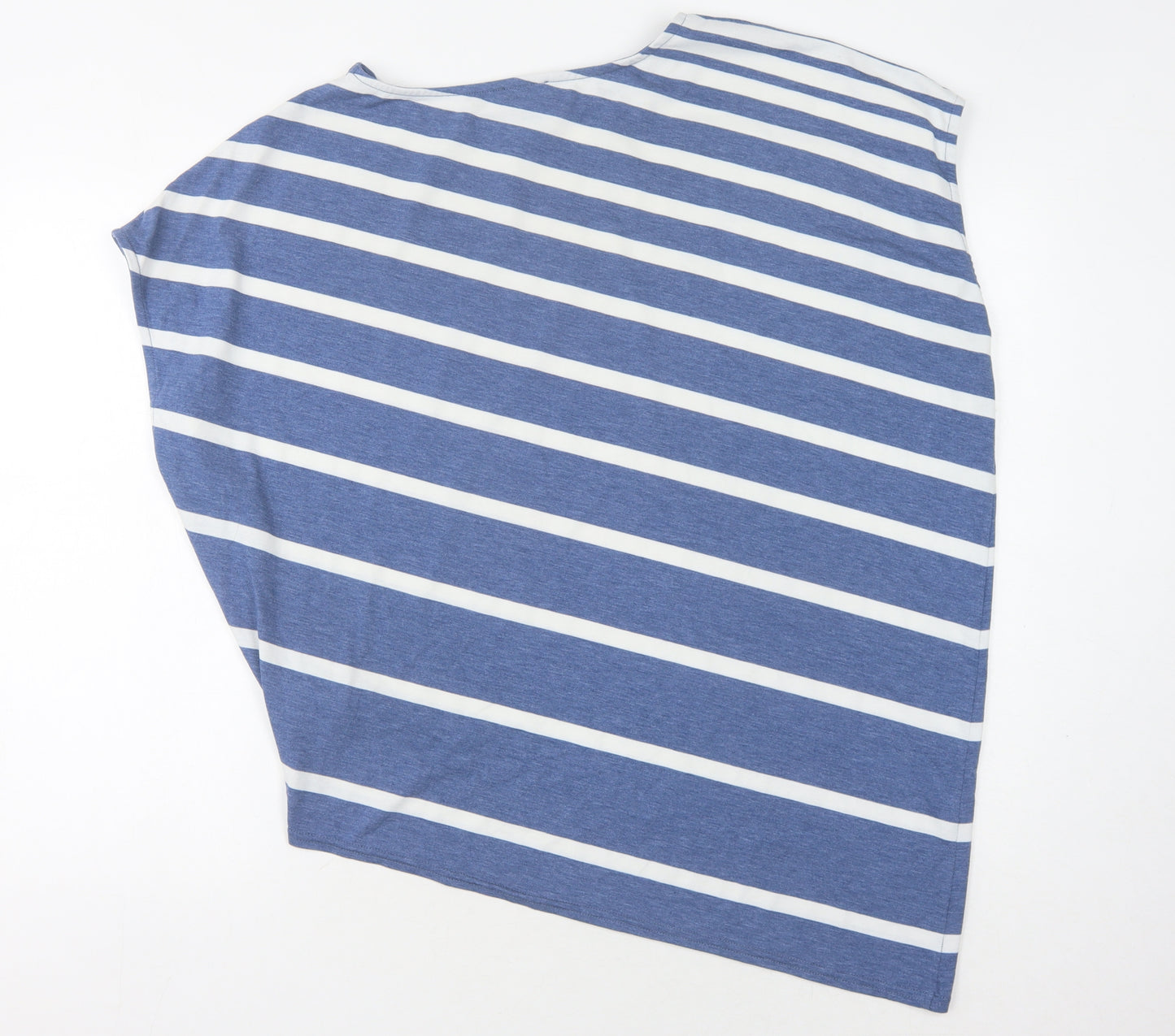 Phase Eight Women's Blue Striped T-Shirt, Size 18