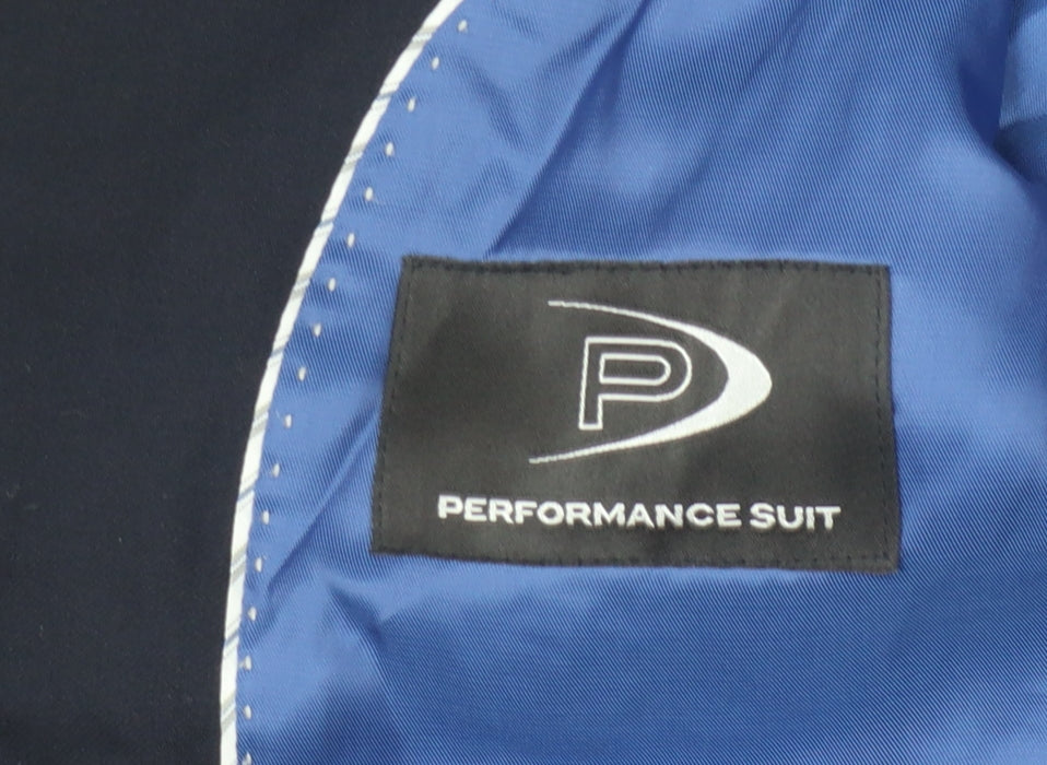 Performance Suit Men's Blue 38 Blazer Regular Fit