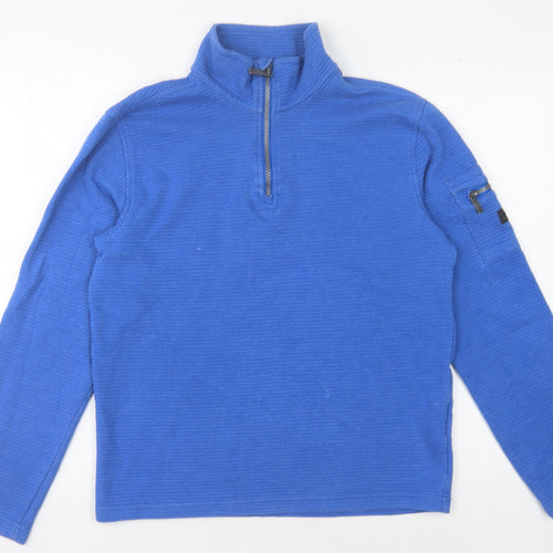 Regatta Men's Blue 1/2 Zip Sweatshirt UK S