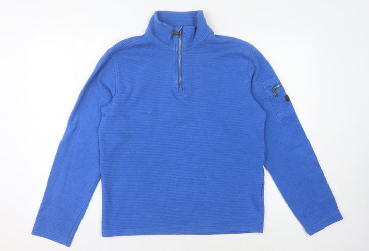 Regatta Men's Blue 1/2 Zip Sweatshirt UK S