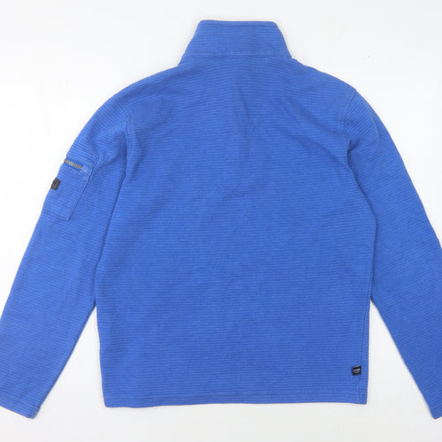 Regatta Men's Blue 1/2 Zip Sweatshirt UK S