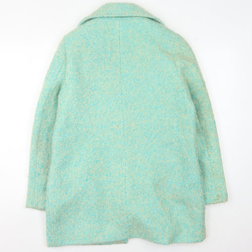Oliver Bonas Women's Blue Overcoat Size 10