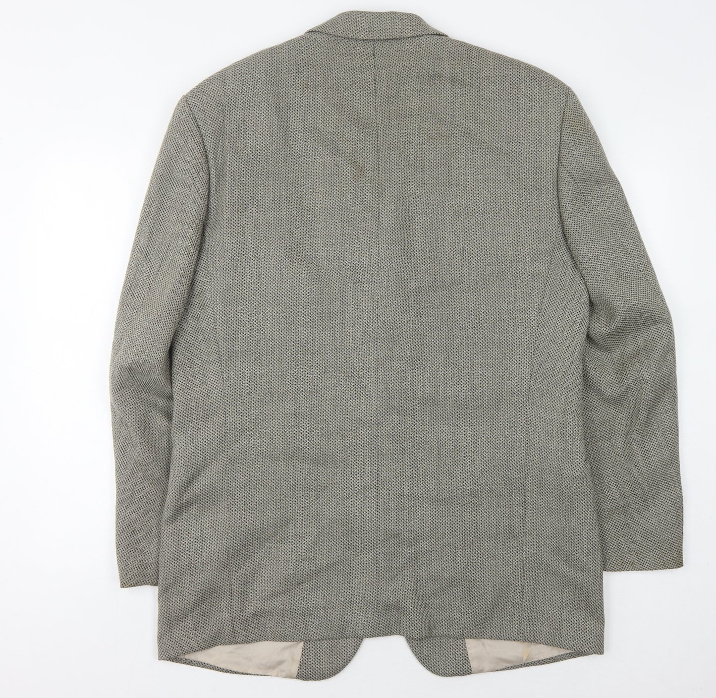 Hugo Boss Men's Grey Tweed Blazer Size 42 Classic Fit