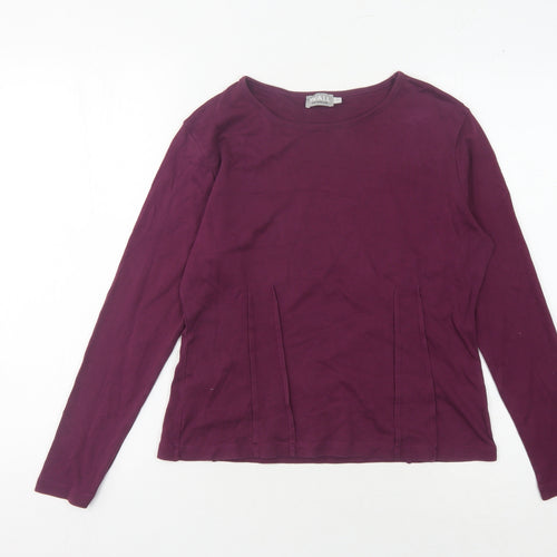 Wall Women's Purple Long Sleeve T-Shirt, Size M