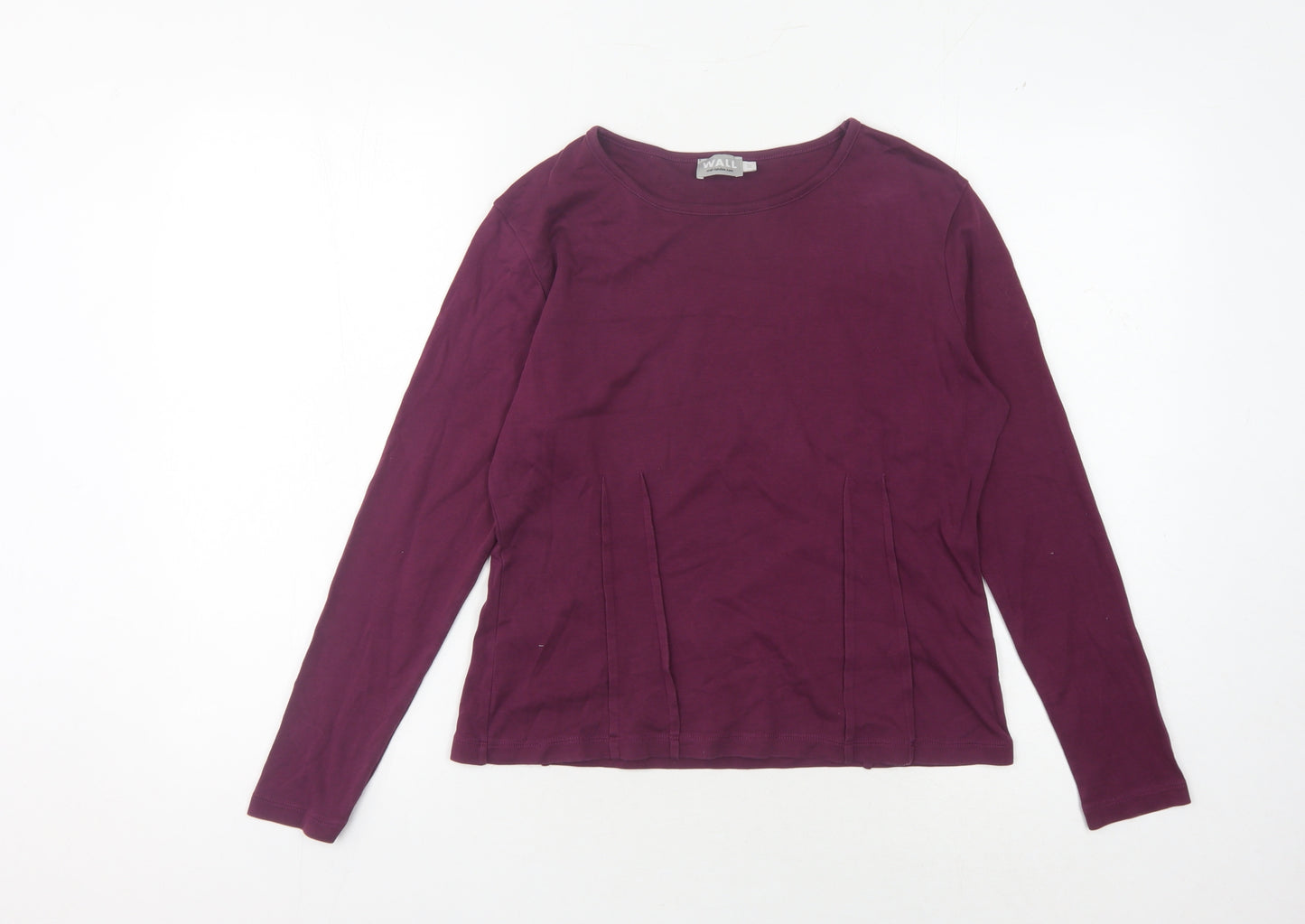 Wall Women's Purple Long Sleeve T-Shirt, Size M