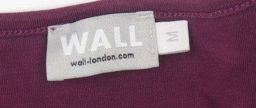 Wall Women's Purple Long Sleeve T-Shirt, Size M