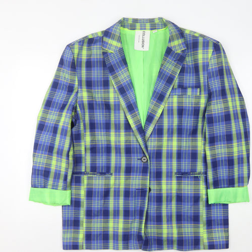 Collision Women's Multicoloured Blazer, Size 10