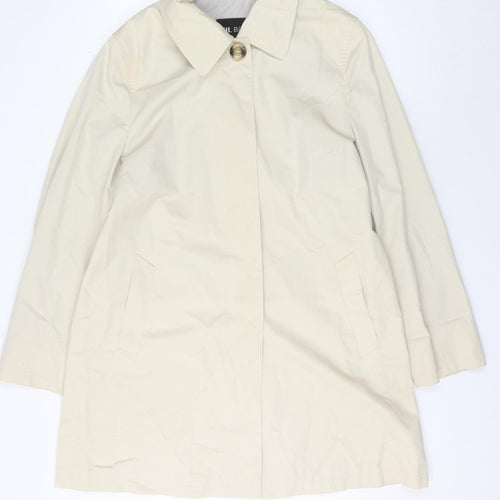 Gil Bret Women's Beige Cotton Overcoat Size 16