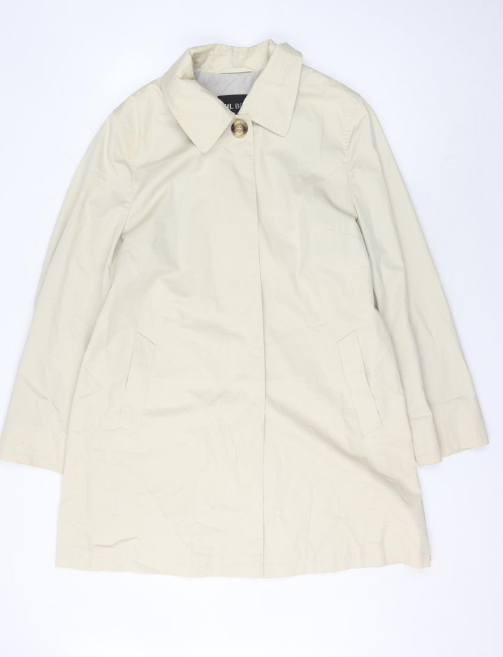 Gil Bret Women's Beige Cotton Overcoat Size 16