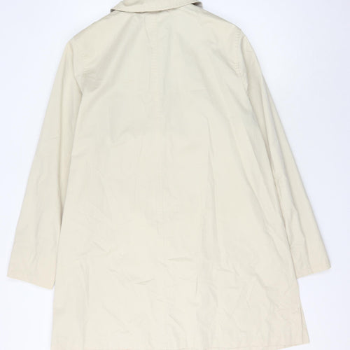Gil Bret Women's Beige Cotton Overcoat Size 16