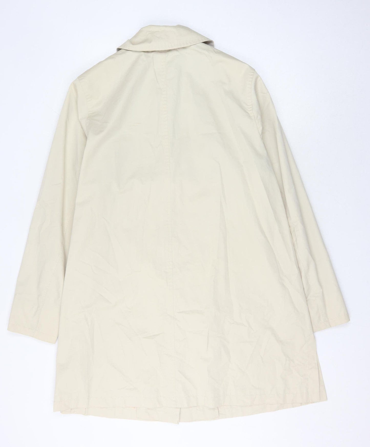 Gil Bret Women's Beige Cotton Overcoat Size 16