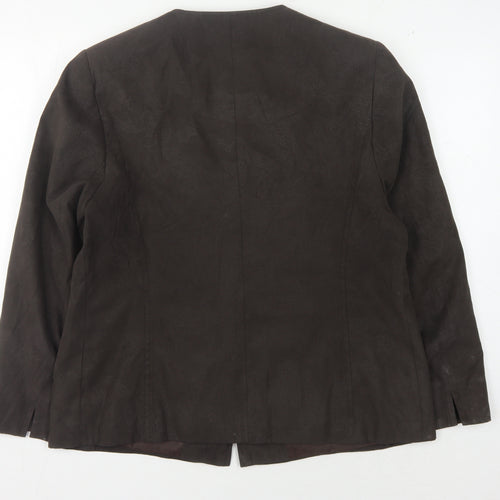 Marcona Women's Brown Paisley Jacket Size 14