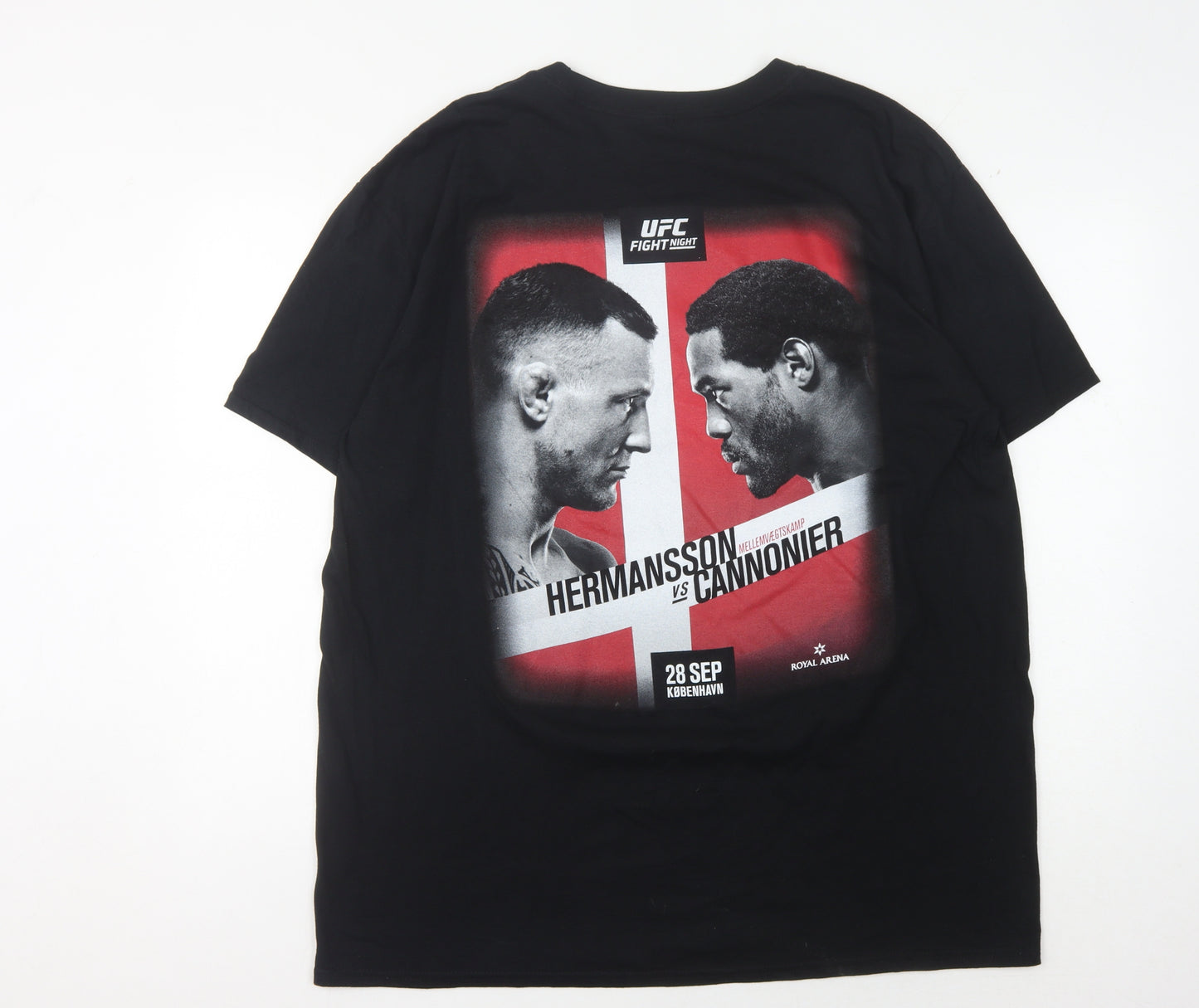 UFC Men's Black Medium Graphic Sports T-Shirt