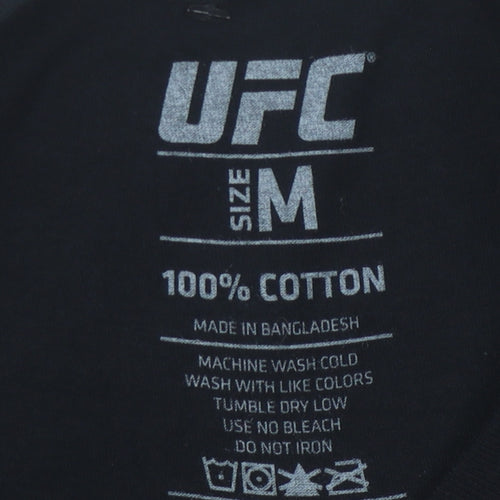 UFC Men's Black Medium Graphic Sports T-Shirt
