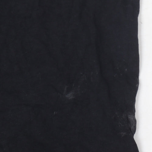 AllSaints Men's Black S Cotton Crew Neck T-Shirt