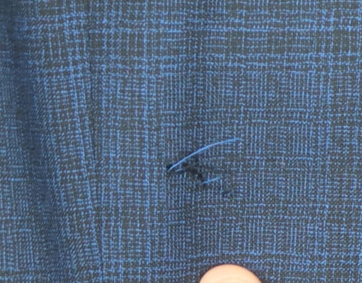 Reiss Women's Blue Check Blazer UK 12 Classic Style