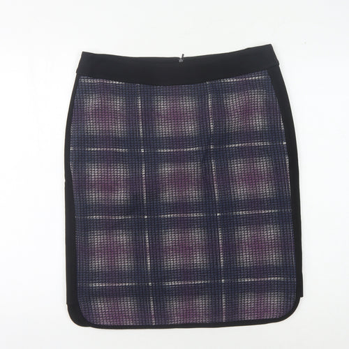 Karen Millen Women's Check Pencil Skirt Size 14 Multicoloured