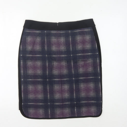 Karen Millen Women's Check Pencil Skirt Size 14 Multicoloured
