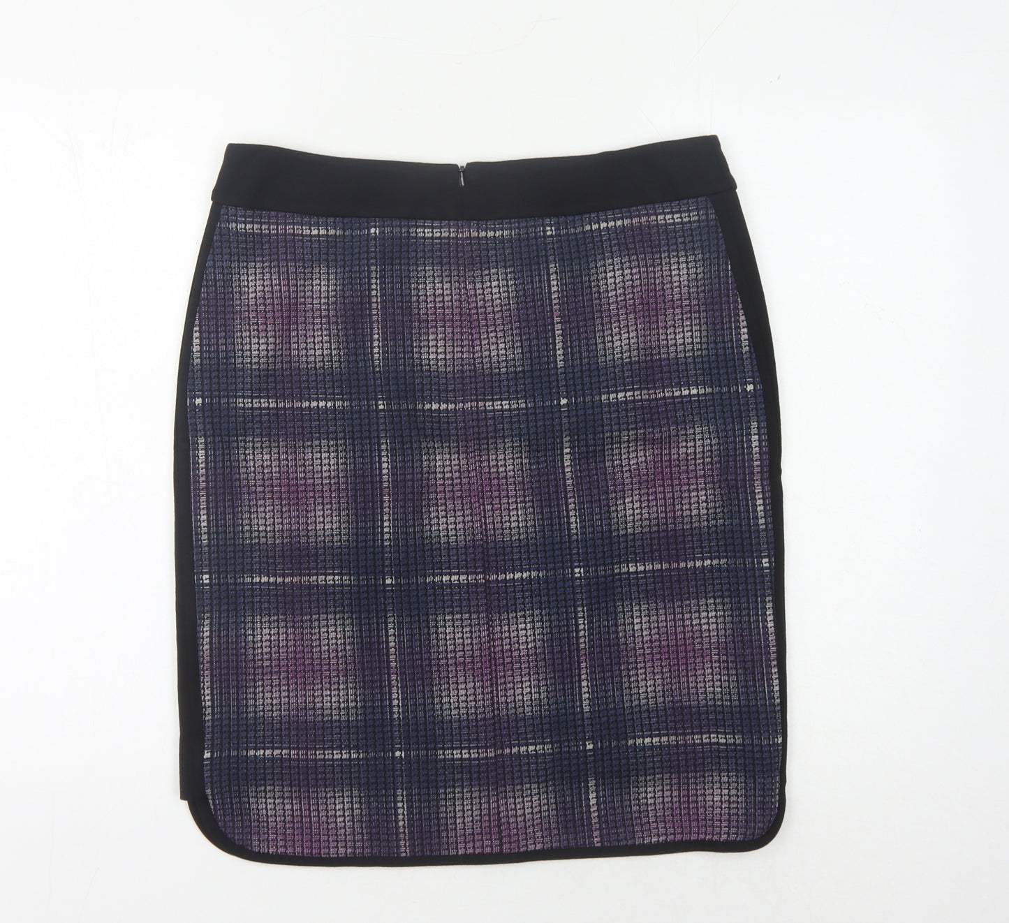 Karen Millen Women's Check Pencil Skirt Size 14 Multicoloured
